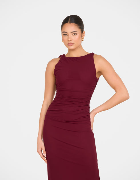 Kenny High Neck Maxi Dress